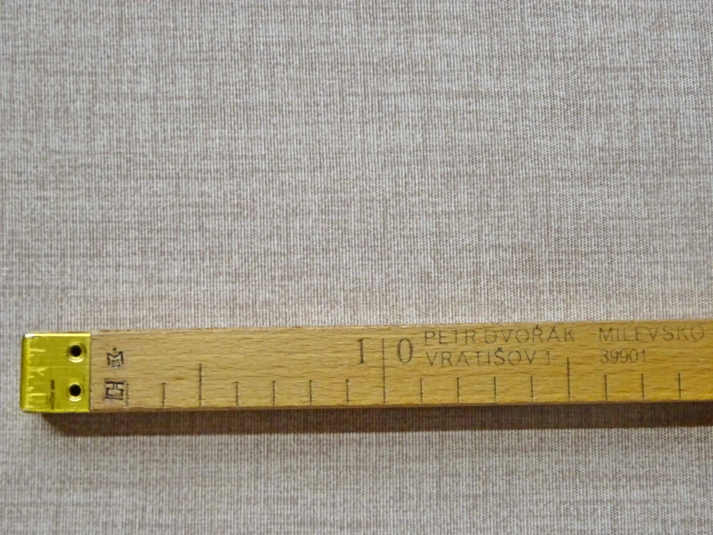 Poťahovka žíhaná "svetlohnedá" 