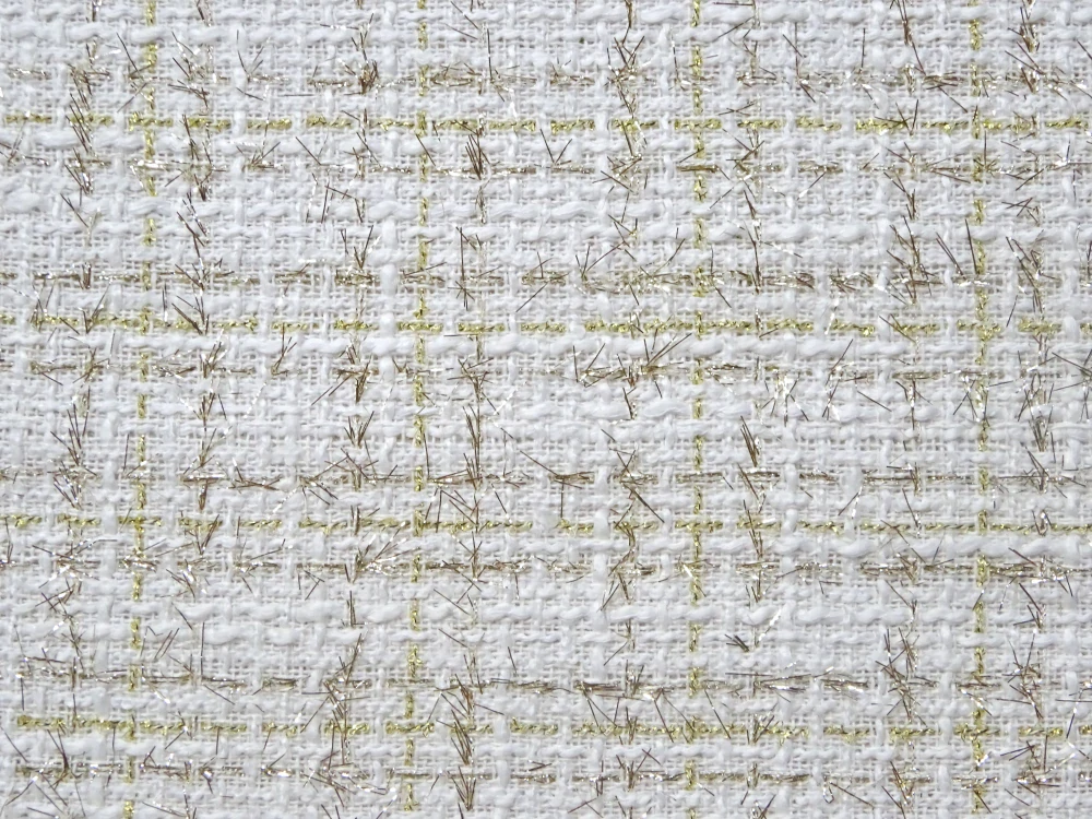 Kostýmovka Chanel smotanová "zlatý vzor" 