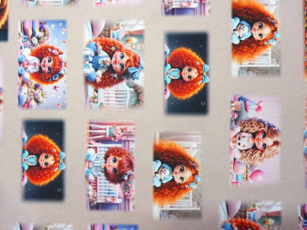 Kočíkovina béžová "bábiky" 