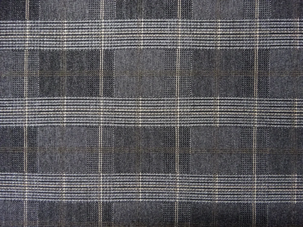 Úplet tmavosivý "káro" 