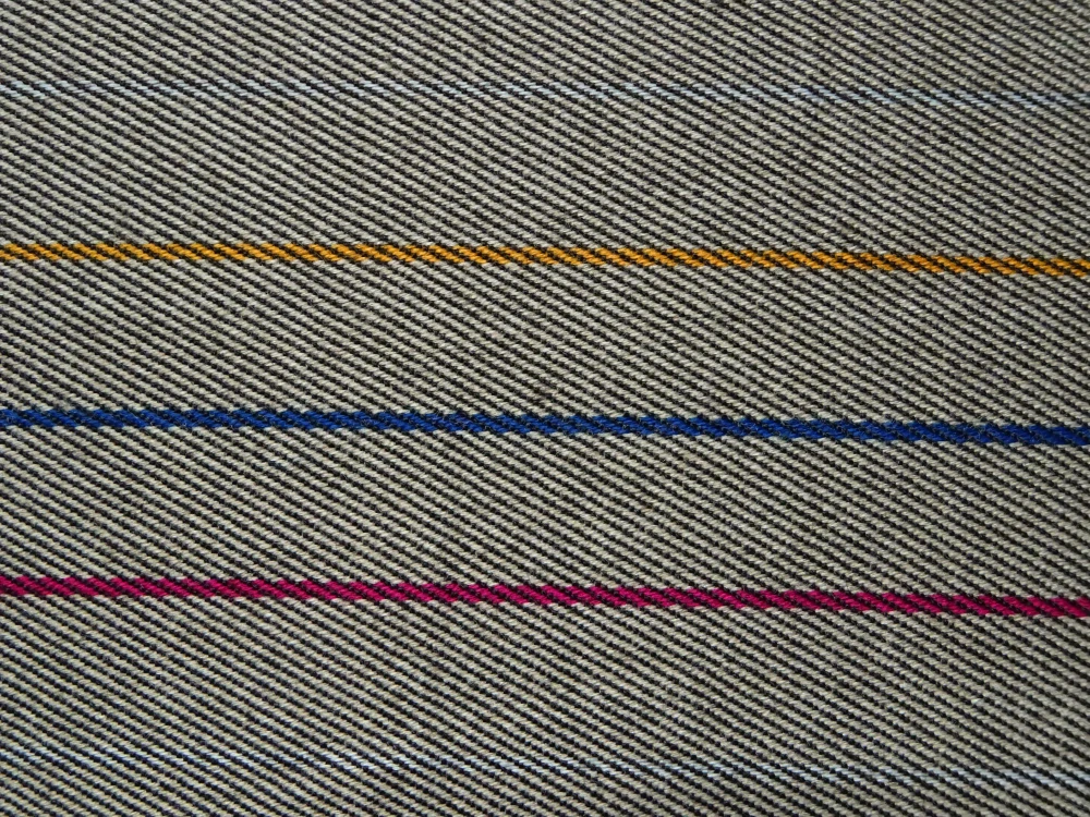 Kostýmovka svetlohnedá "farebný pásik" 