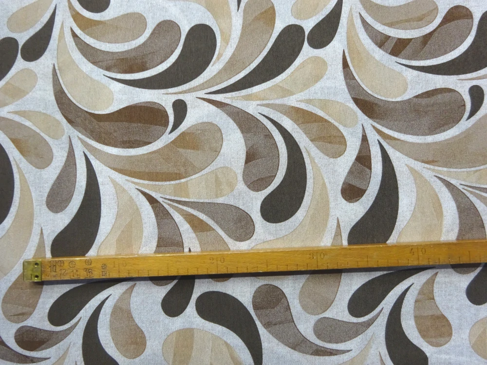 Poťahovka prírodná "béžovo-hnedý vzor" 