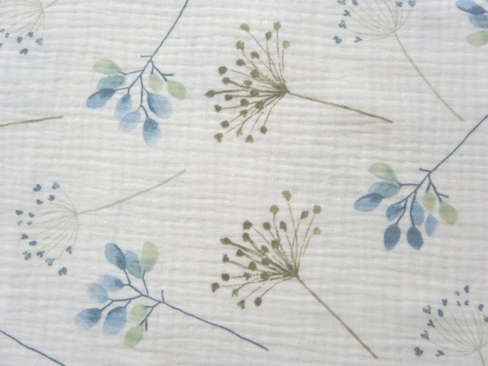 Fáčovina ivory "zeleno-modré rastliny" 