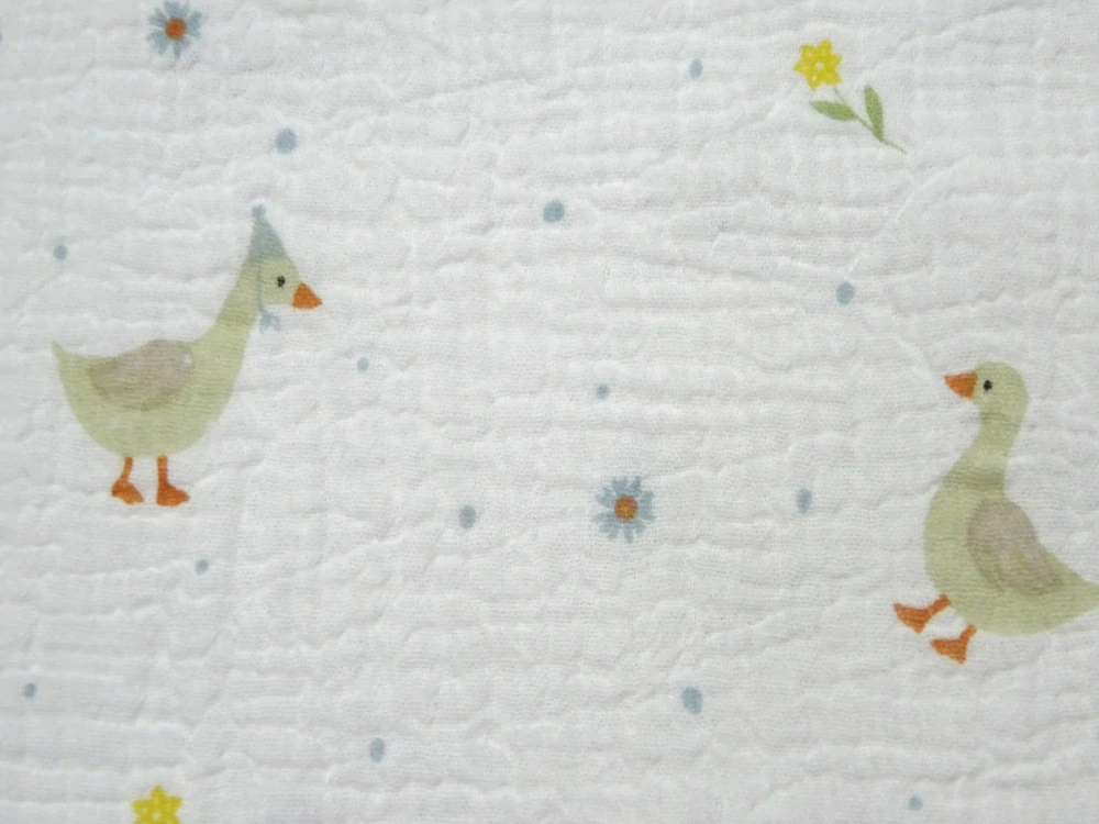 Fáčovina biela "kačka, kvety" 