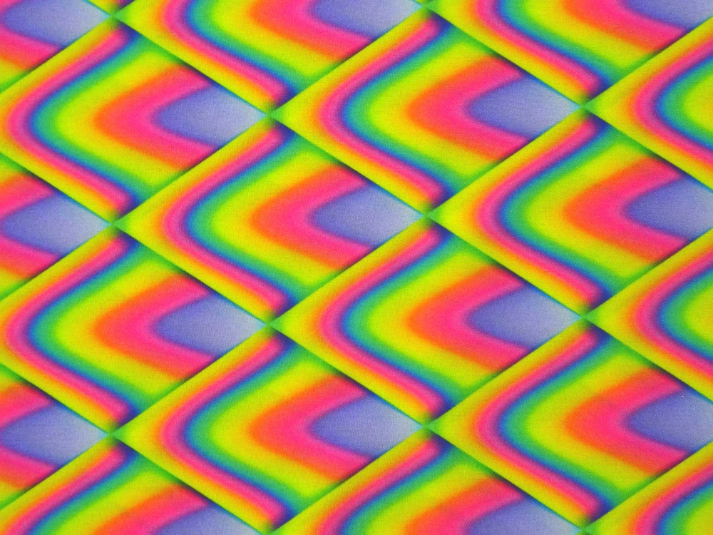 Šatovka farebná "geometrický vzor" - Slovenská potlač