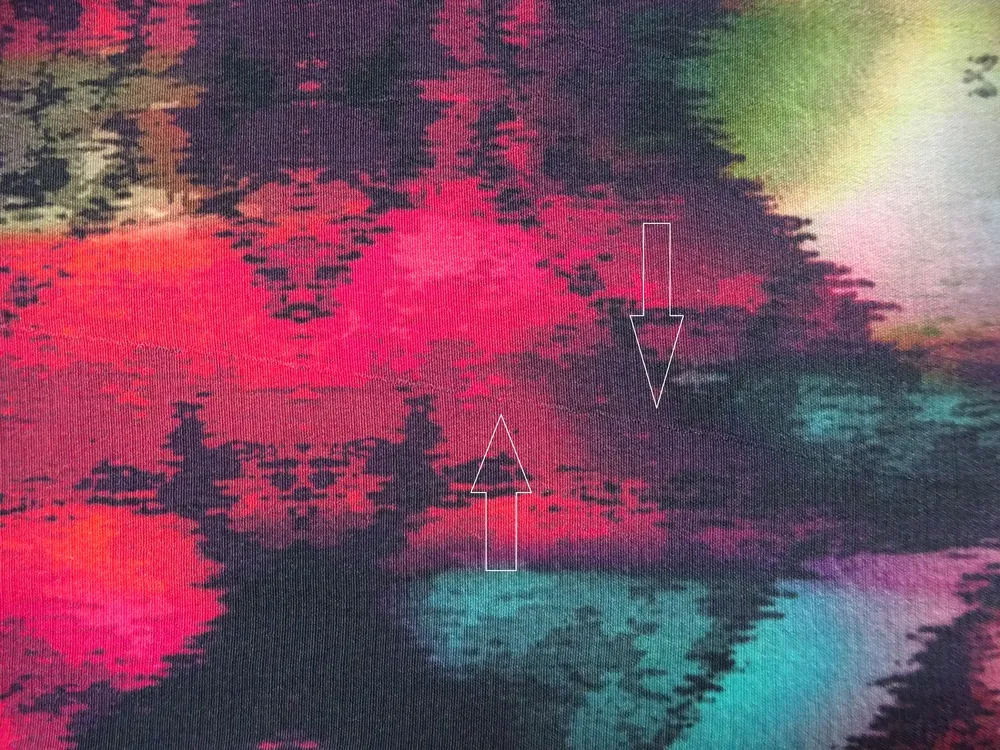 Šatovka čierna "farebný vzor" - raport, 2. akosť 