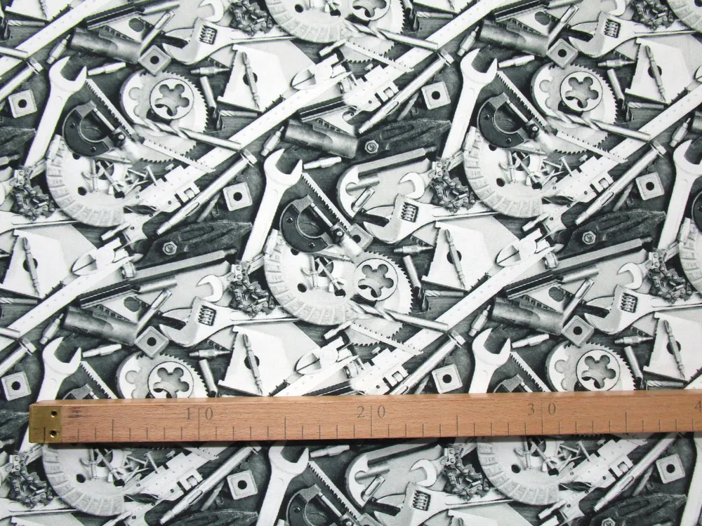 Teplákovina sivá "náradie" 