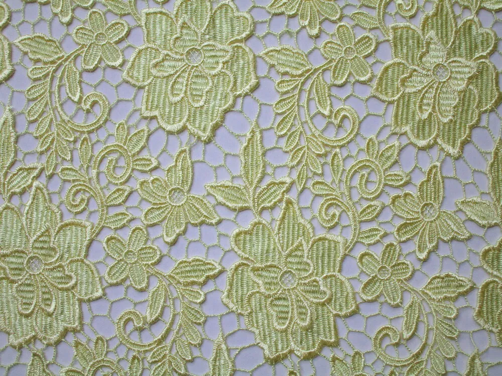 Krajka žltá "kvety" - zbytok