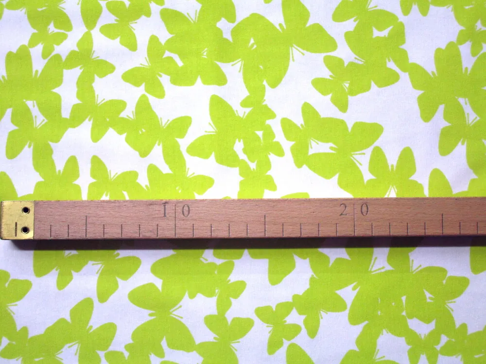 Úplet biely "neónové motýle"