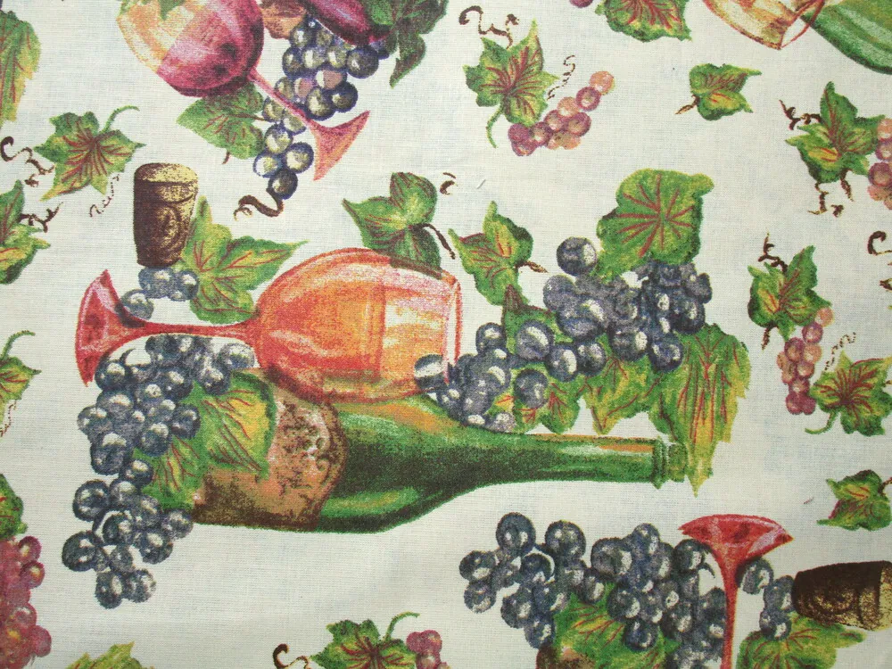 Bavlna maslová "víno, hrozno" 