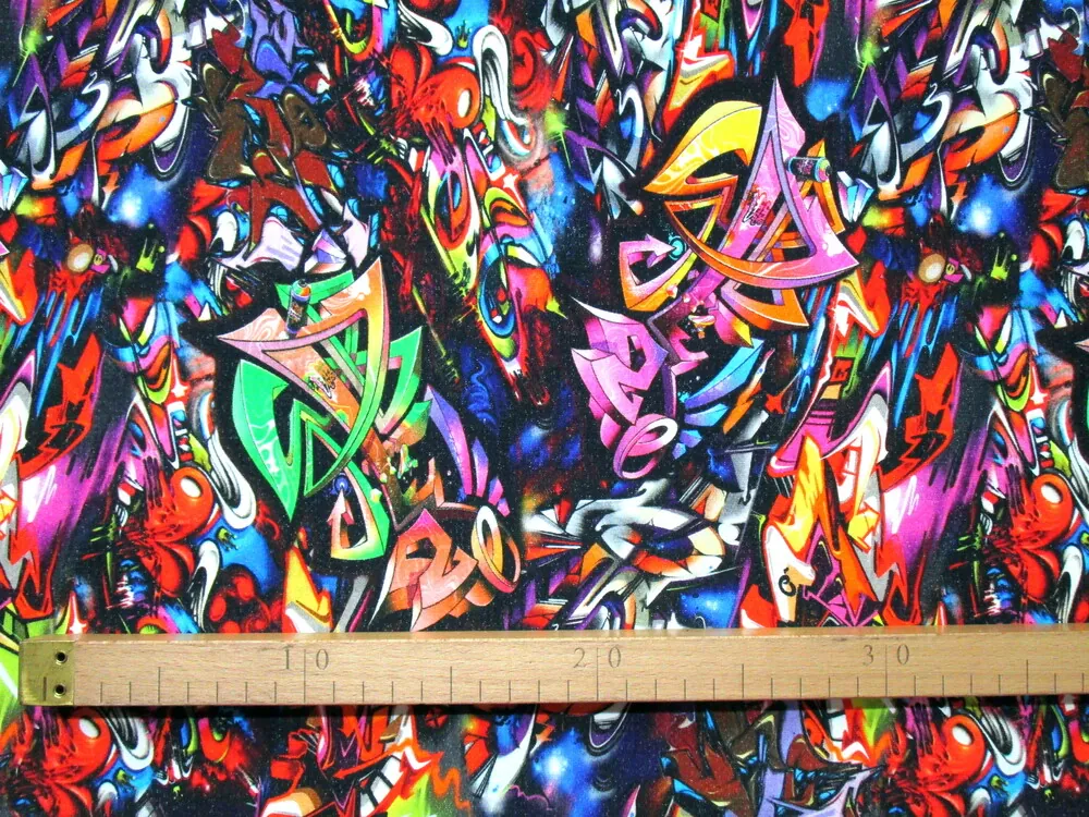Teplákovina počesaná "grafity"