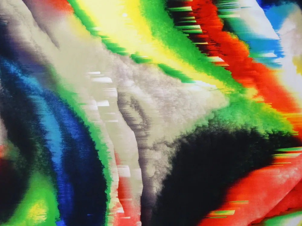 Úplet farebný "abstraktný motív" 