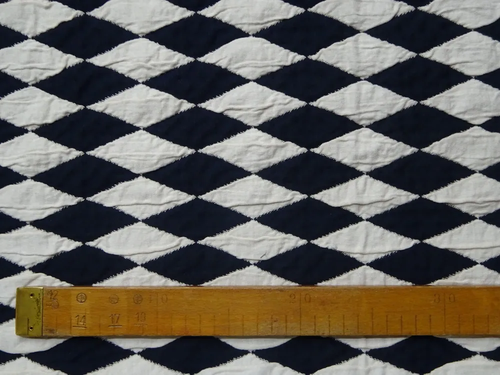 Úplet bielo-modrý "piky" - zbytok 