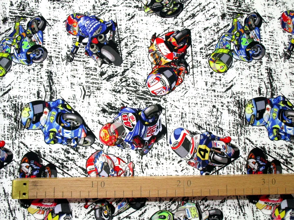 Teplákovina smotanová "motorkár"