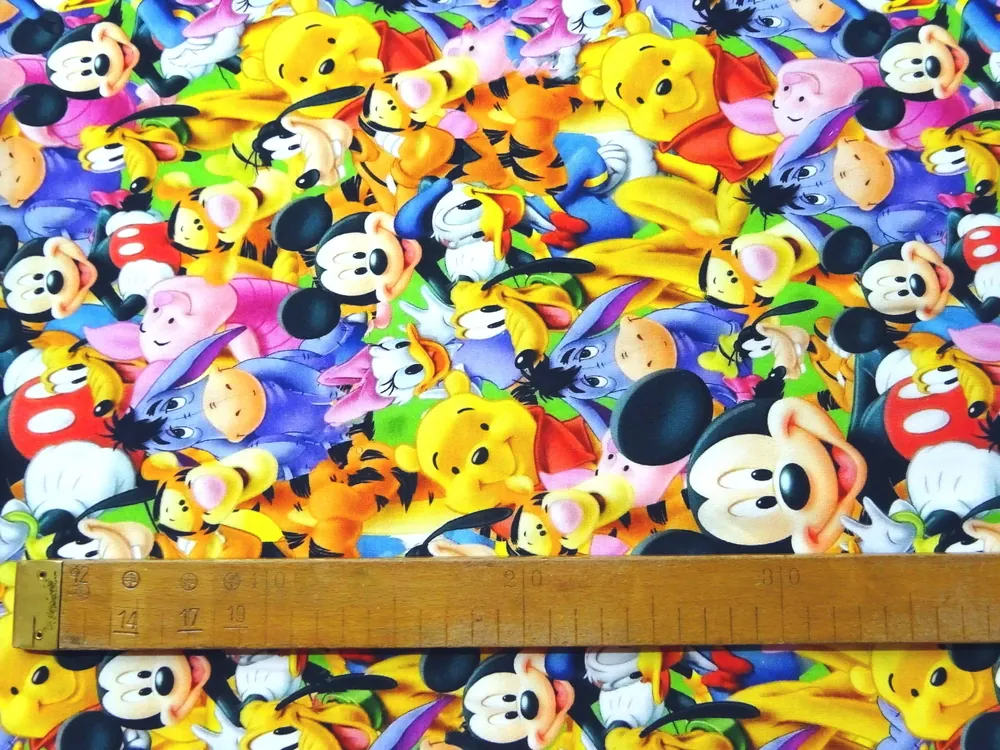 Úplet farebný "Disney postavičky" 