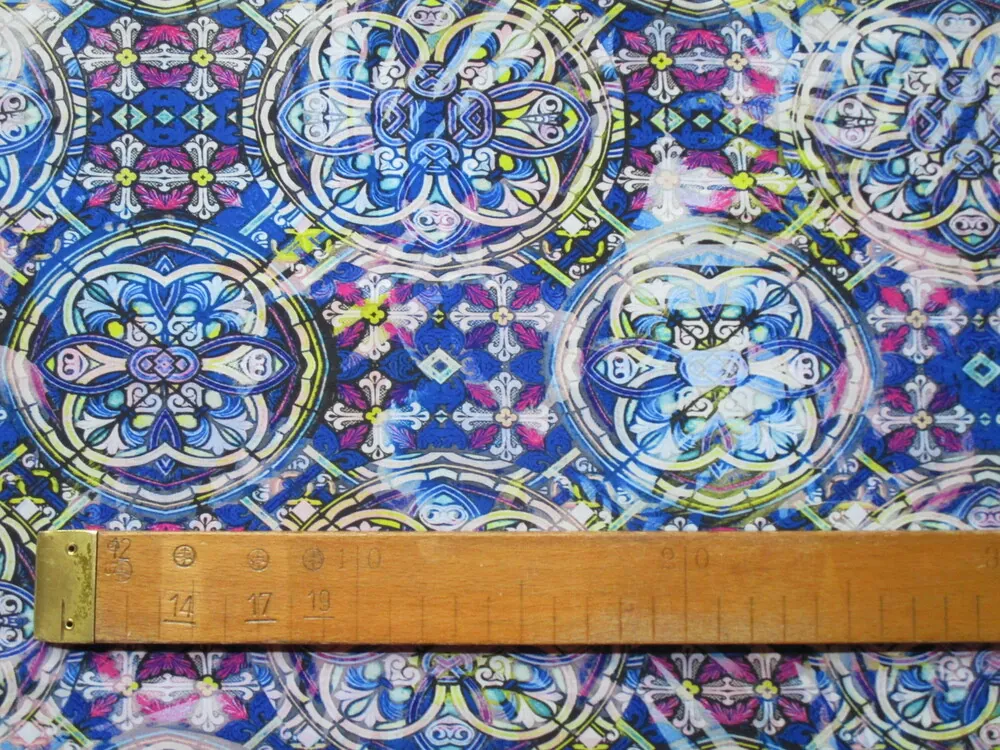 Šatovka modrá "ornamenty"