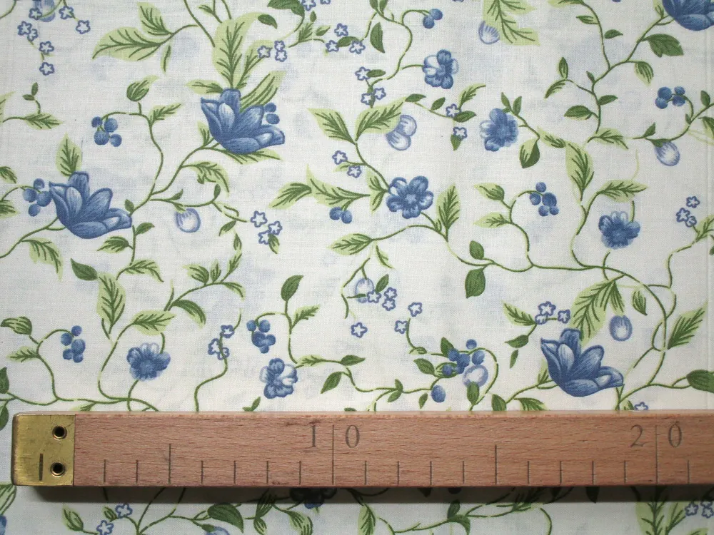 Bavlna maslová "modrý kvet"