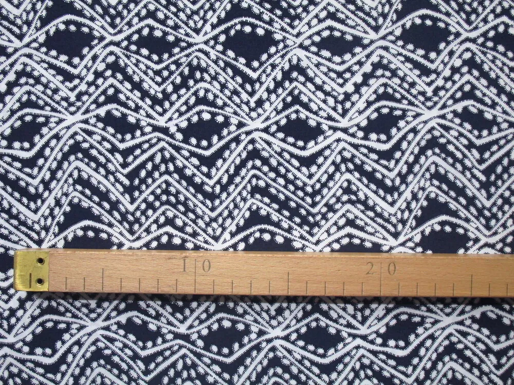 Šatovka tmavomodrá "biely vzor" 