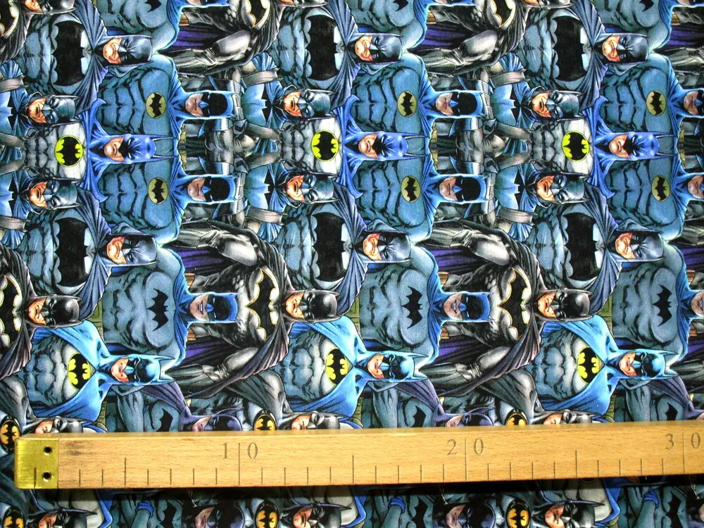 Teplákovina sivo-modrá "BATMAN" - zbytok