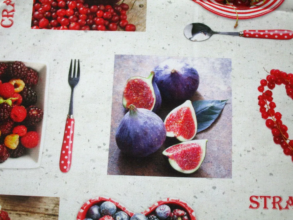 Poťahová látka "CHERRY" - digitálna 3D tlač