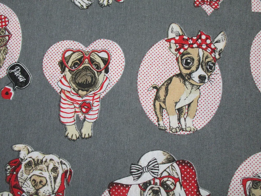 Poťahovka sivá "psík"