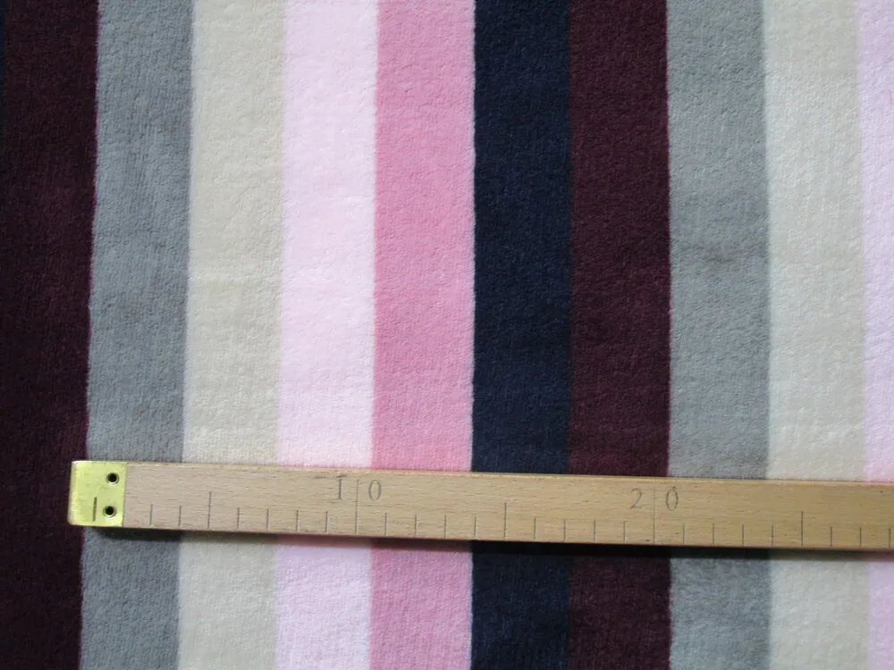 Fleece "farebný pásik"