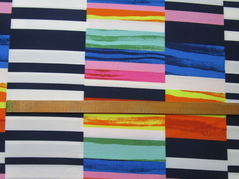 Šatovka "farebné pásiky" 