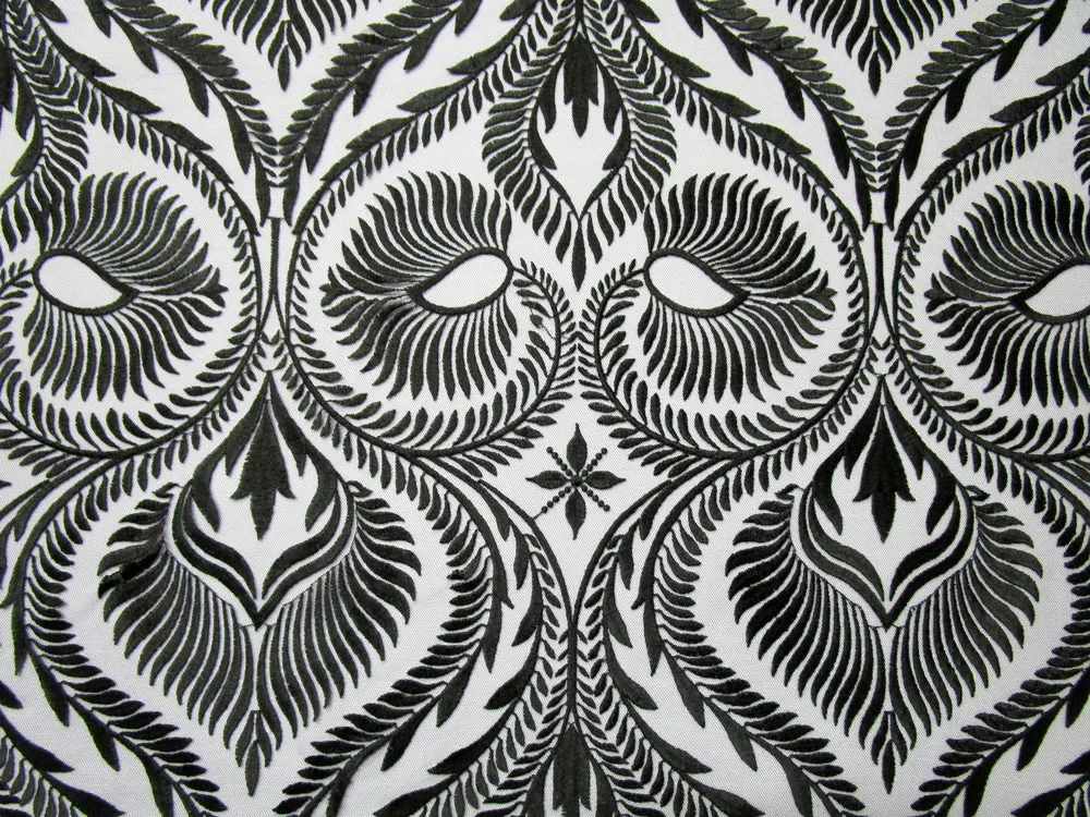 Krajka čierna Kirsten "ornament"