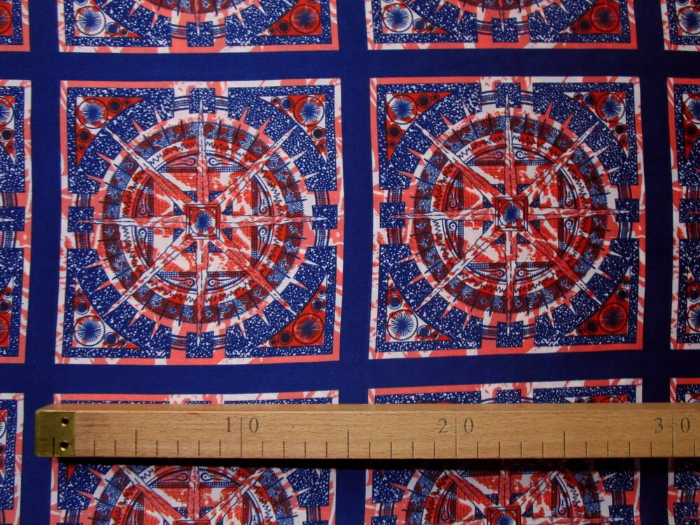 Hodváb modrý "vetrate"