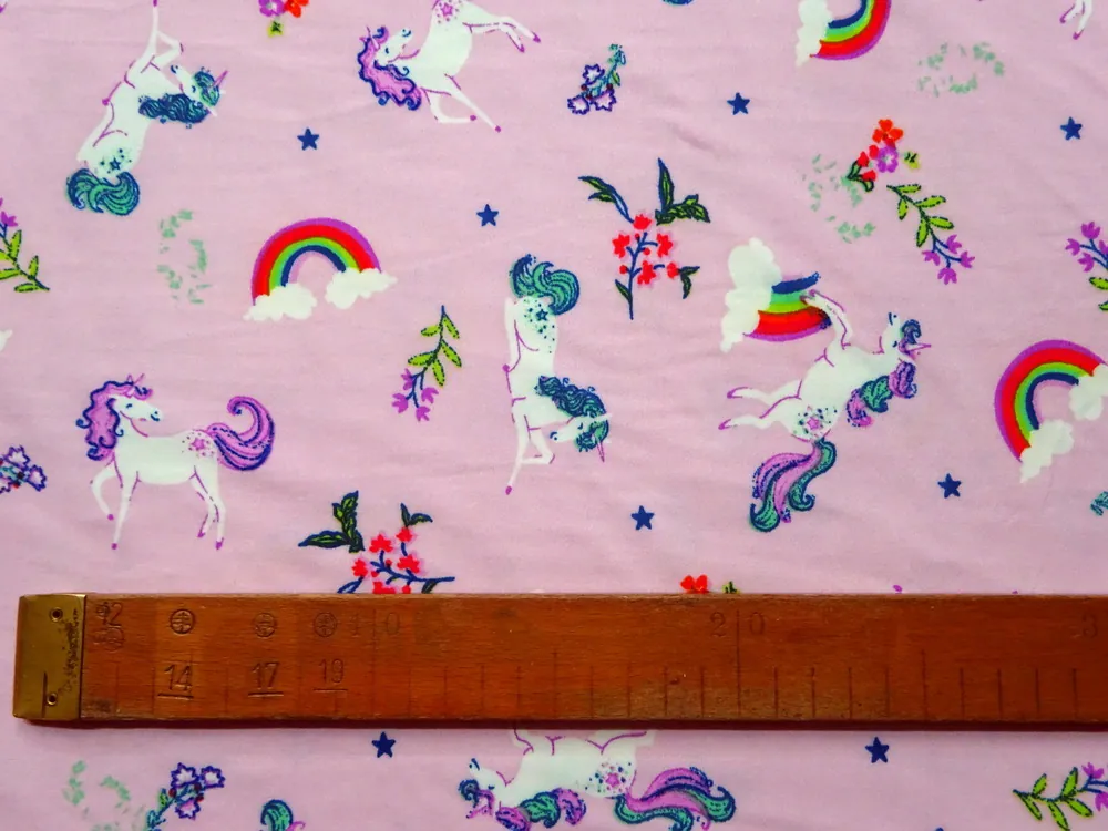 Úplet ružový "koník, dúha"