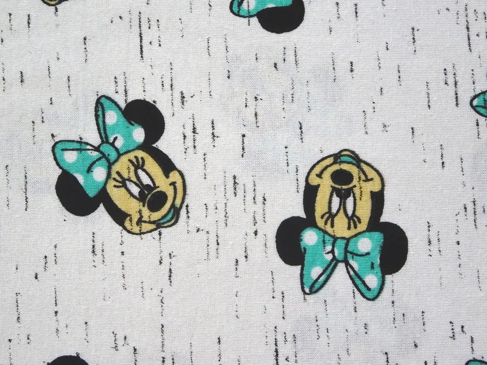 Úplet biely "Minie s mint mašličkou"