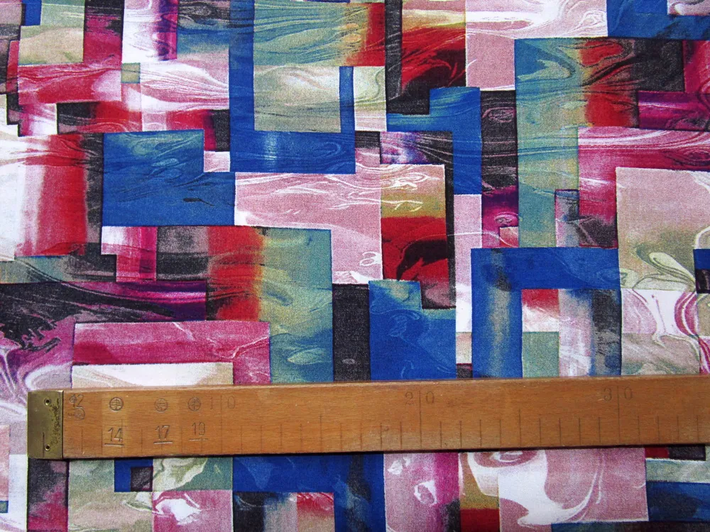 Šatovka "farebný abstraktný vzor"