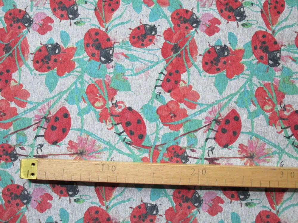 Teplákovina sivá "lienky"