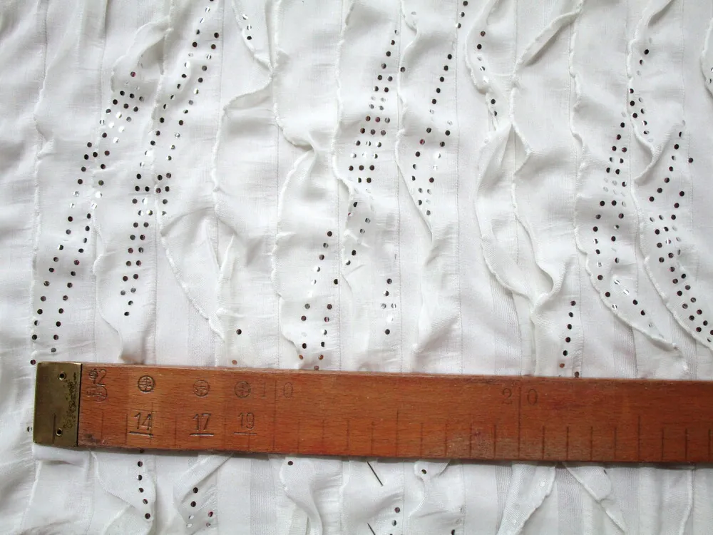 Úplet maslový "volánik, strieborná bodka" 