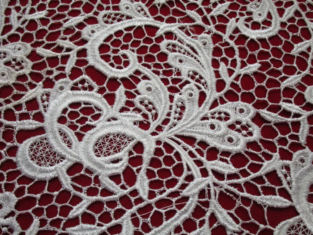 Krajka biela "ornamenty"