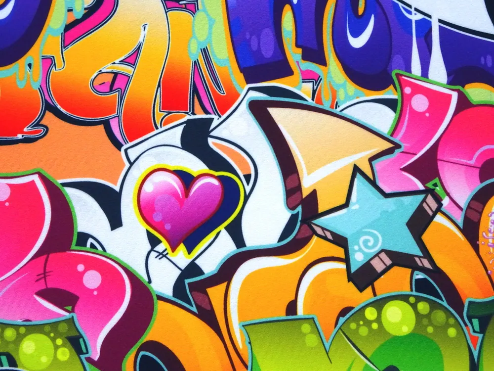 Šatovka Barbie pestrofarebná "grafity" 