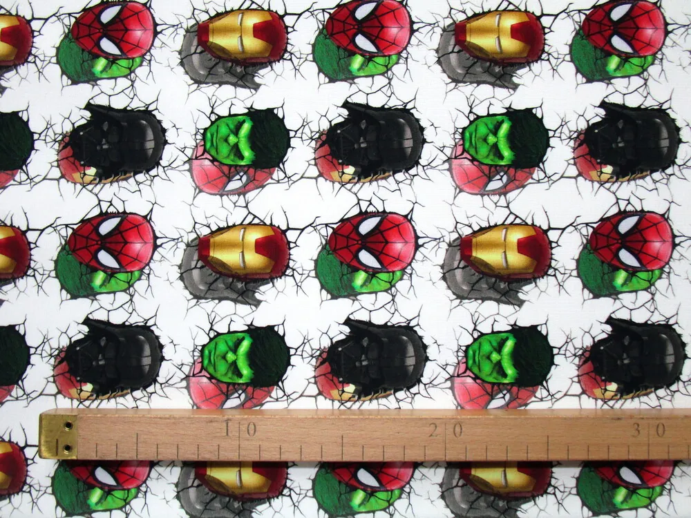 Teplákovina smotanová "superhrdinovia"