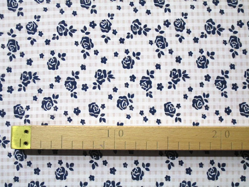 Šatovka biela "modré kvety"