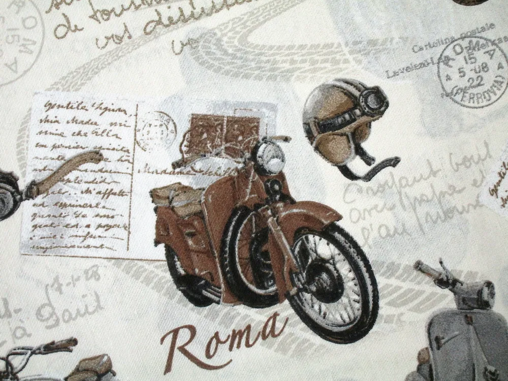 Poťahovka maslová "motorka, pečiatka, obálka"