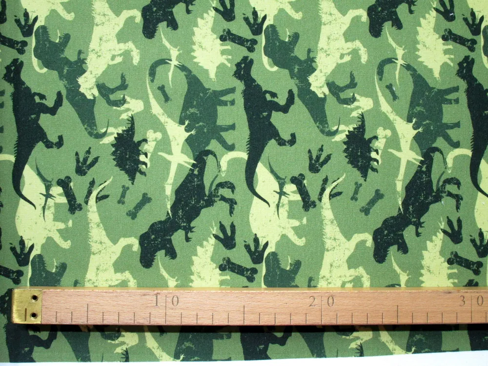 Teplákovina zelená "zelený dinosaurus"