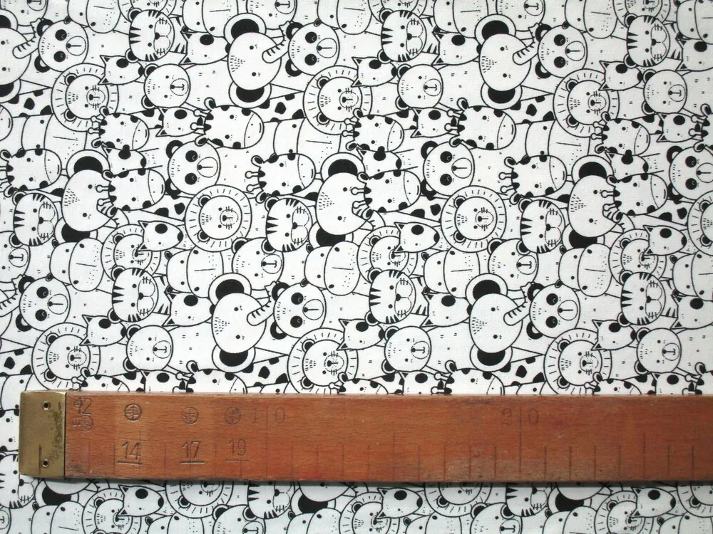 Úplet maslový "čierne malé zvieratká"