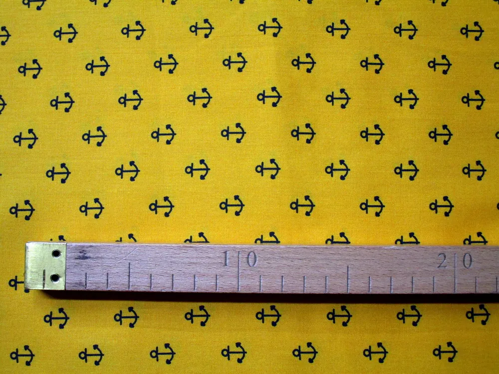 Bavlna horčicová "tmavomodrá kotva"