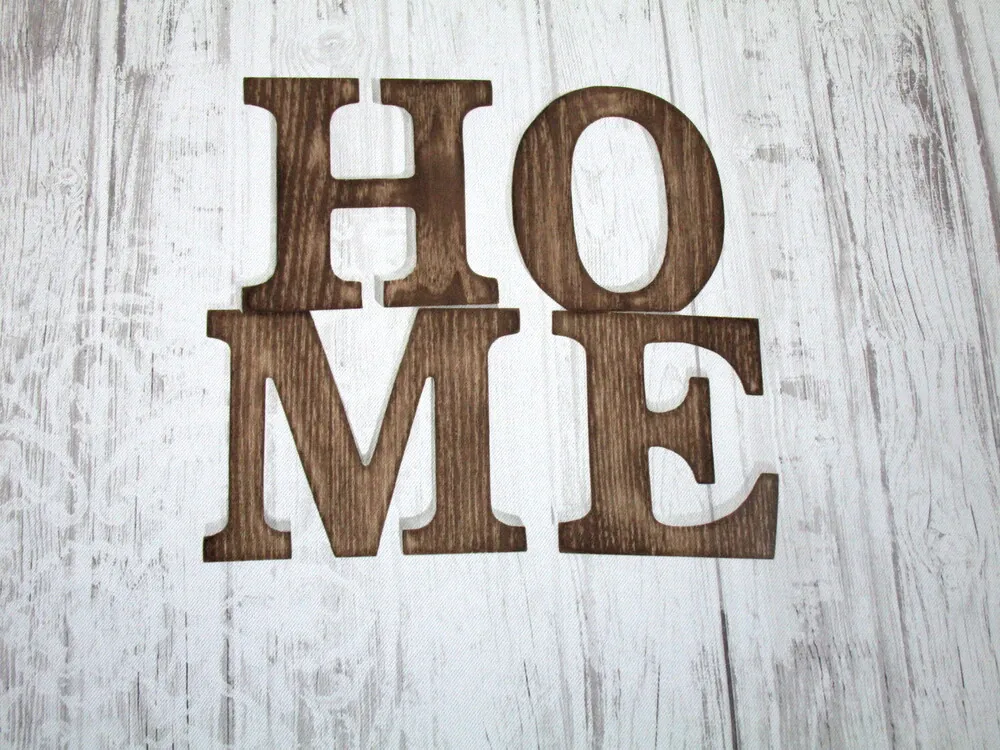 Blackout sivý "LOVE, HOME" - zbytok