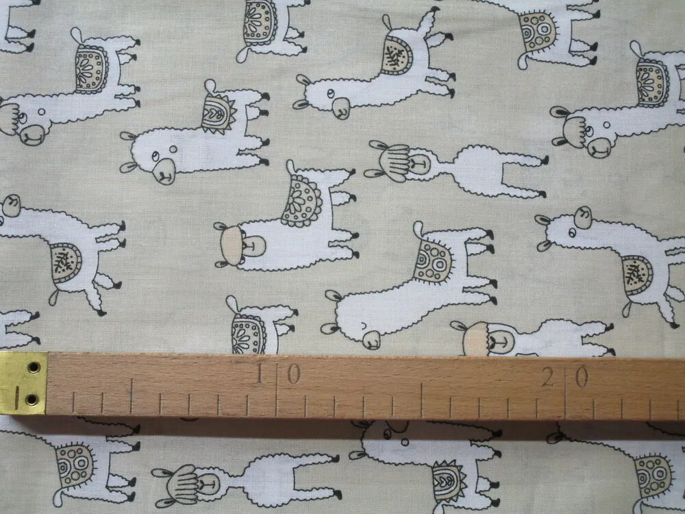 Bavlna béžová "lama" - Holandsko 