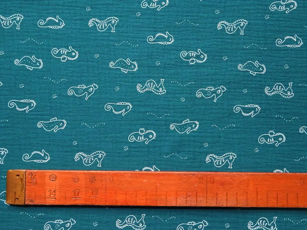 Fáčovina smaragdová "morský koník" - certifikát OEKO-TEX 