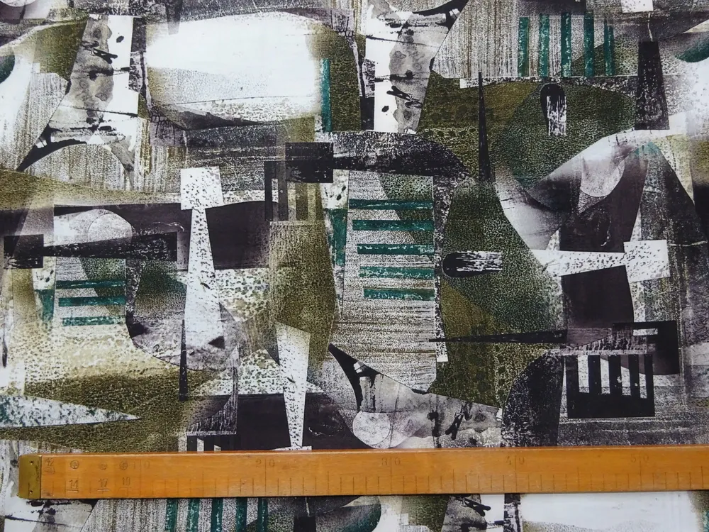 Šatovka s hodvábom "zeleno-čierna" 