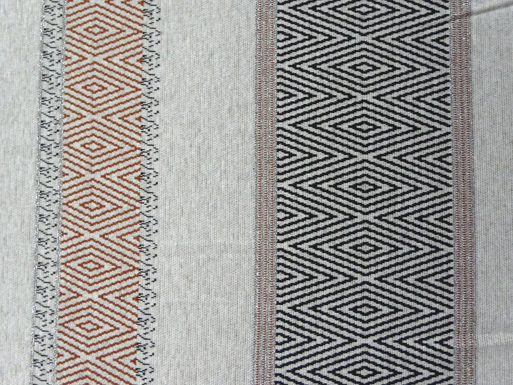 Úplet sivo-béžový "geometrický vzor" 