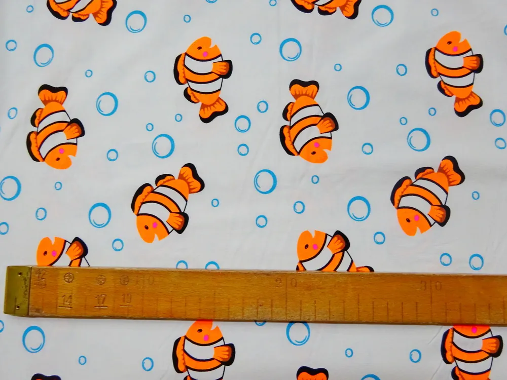 Úplet smotanový "neónový Nemo" 