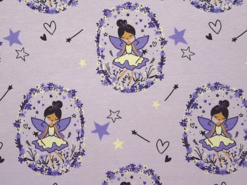 Úplet fialový "víla" 