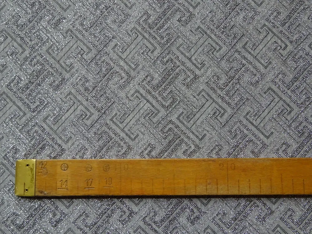 Úplet sivý "strieborný vzor" 